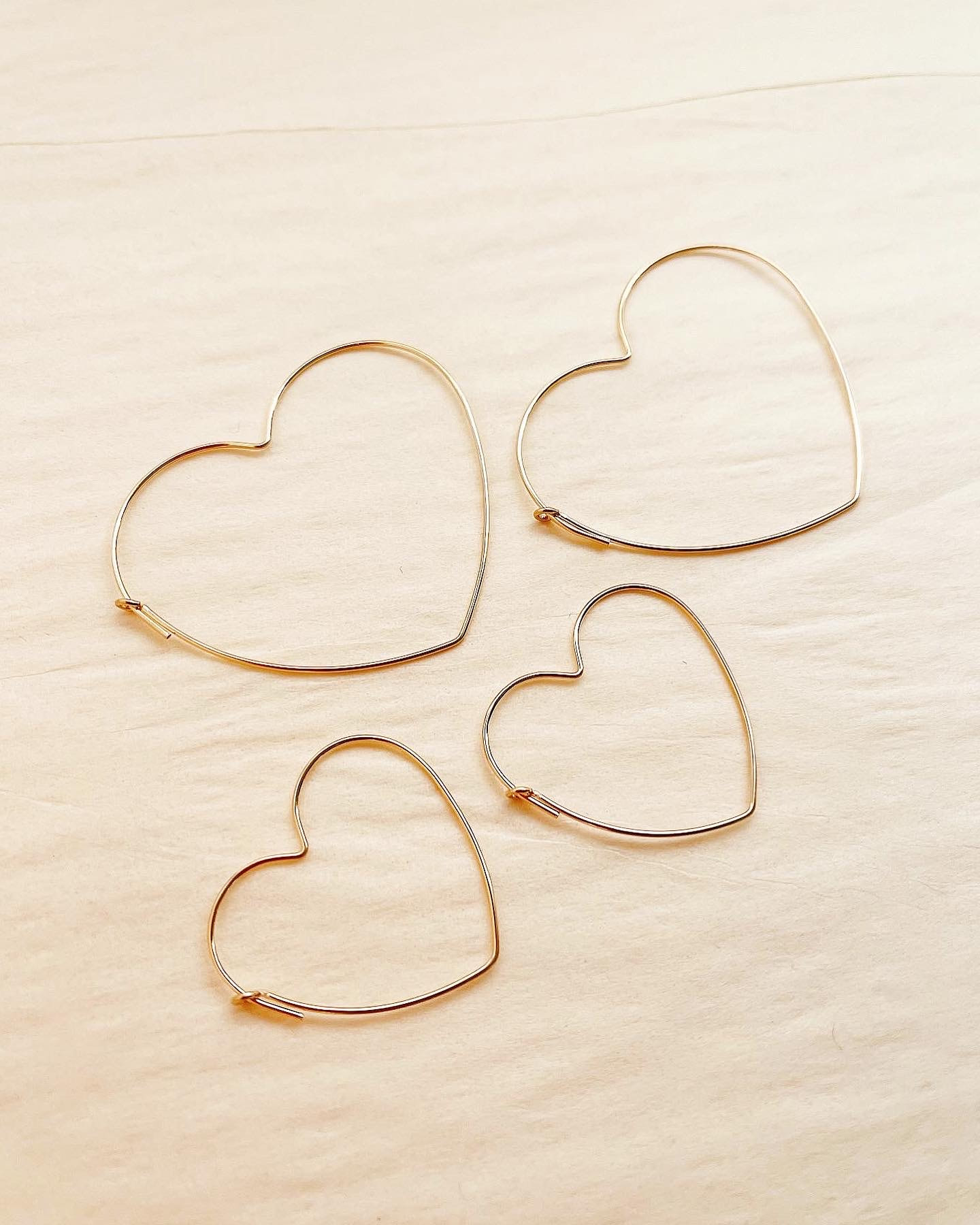 Heart Hoop Earrings | Aquinnah Jewelry | Connecticut USA | Martha's ...